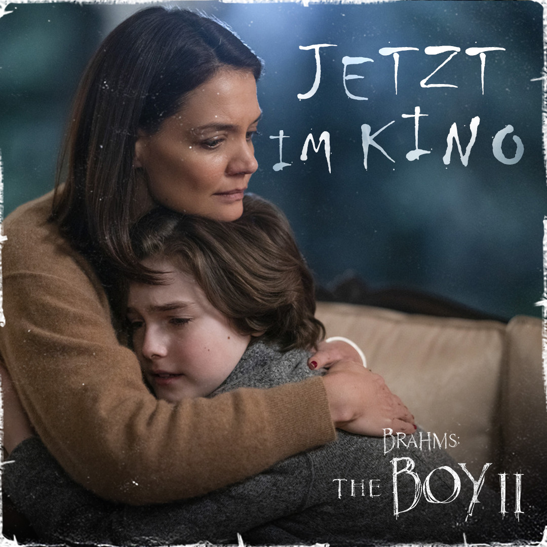 The Boy 2  Facebook Grafik mit Filmstill und Schriftzug "Jetzt im Kino"