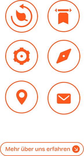 Abbildung des Iconsets und eines Button der Cenvion Website